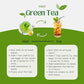 Tea Leaf & Co. Mint Green Tea Bags - Spearmint & Peppermint - Low Caffeine - 100 Teabags (7.055oz/200gm) - Gluten Free