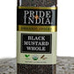 Pride Of India- Organic Black Mustard Seed Whole - 24 Oz (680 Gm) Large Dual Sifter Jar - Certified Pure Indian Vegan Spice- Bes