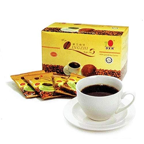 Dxn Lingzhi Black Instant Dark Roast Coffee With Ganoderma Extract