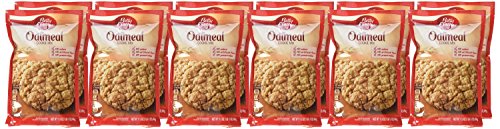 Betty Crocker Oatmeal Cookies, Cookie Baking Mix, 17.5 Oz (Pack Of 12)