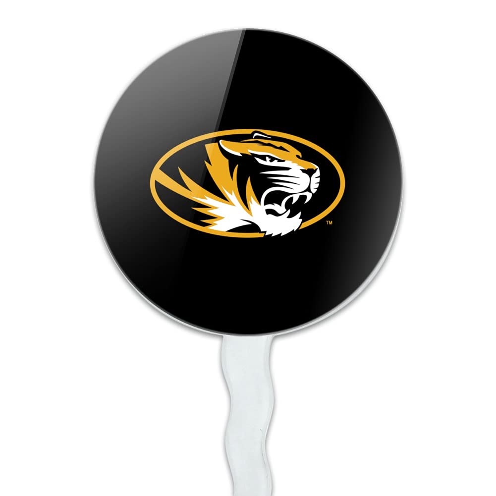 University Of Missouri Primary Logo Cupcake Picks Toppers Decoration Set Of 6