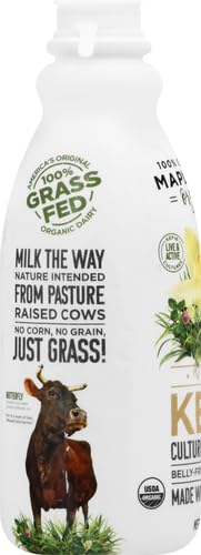 Maple Hill Crea mery, 100% Grass Fed Organic Kefir, Vanilla, oz 32 Ounce