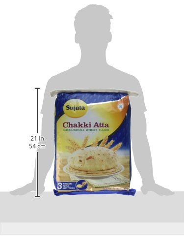 Sujata Chakki Atta, Whole Wheat Flour, 20-Pound Bag