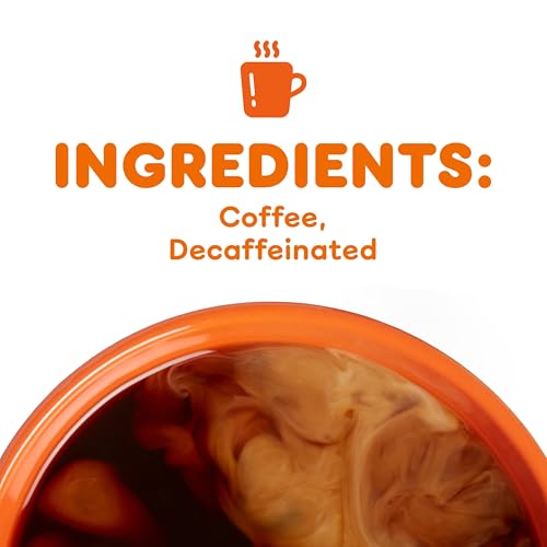 Dunkin Decaf Ground Coffee  Medium Roast  18 Ounce Bag