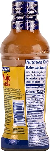 Goya Foods Mojo Criollo Marinade, 12 Fl Oz (Pack Of 24)
