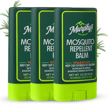 Murphy'S Naturals Mosquito Repellent Balm Stick  Plant Based, Natural Ingredients  Deet Free  Travel/Pocket Size  0.5 Oz  3 Pack