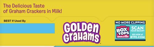 Golden Grahams Breakfast Cereal, Graham  Er Taste, Made With Whole Grain, Family Size, 18.9 Oz