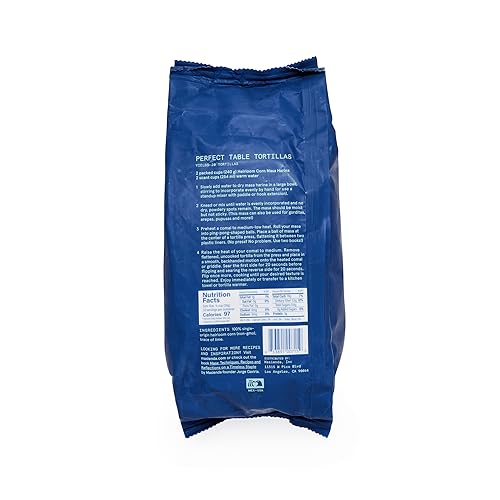 Masienda Heirloom Blue Corn Masa Harina/Flour 2.2 LB (Pack of 2) - Nixtamalized Corn Flour Perfect for Corn Tortillas  Tamales  Tostadas  Pupusas  Arepas and More. Gluten-Free  Non-GMO  Preservative-Free.