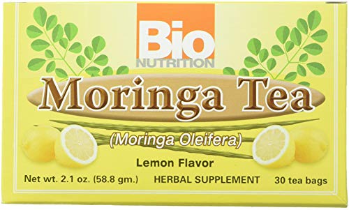 Bio Nutrition Lemon Moringa Tea Bags, 2.1 Ounce