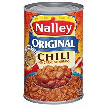 Nalley Canned Chili 15Oz Can (Pack Of 6) (Choose Flavors Below) (Original Chili Con Carne With Beans)