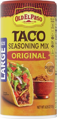 Old El Paso Taco Seasoning, Original, Large Size, 6.25 oz.