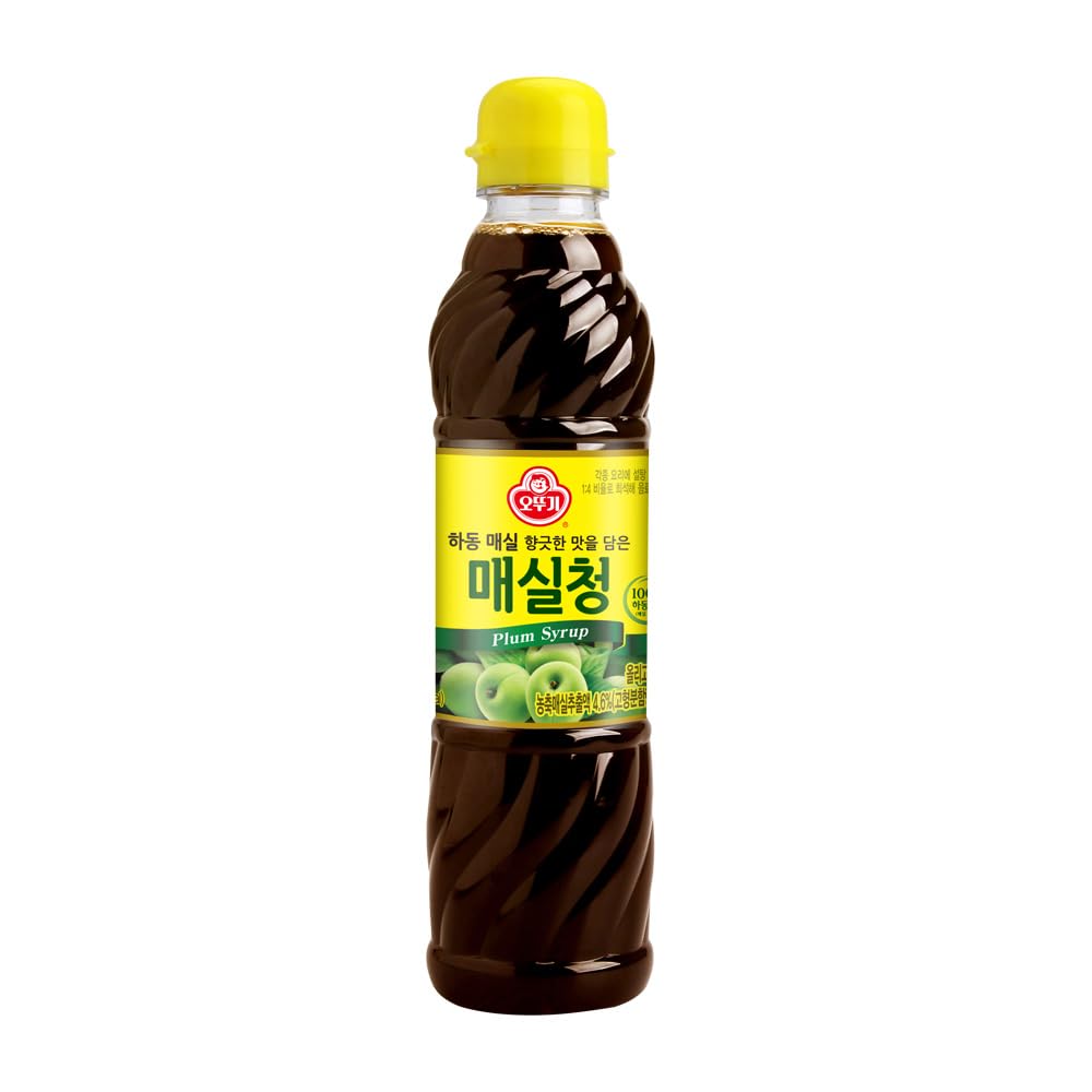 Ottogi Cooking Plum Extract - Korean Maesil for Cooking & Marinades, 16.9 fl oz (500ml), Natural Sweetener & Tenderizer for Meat