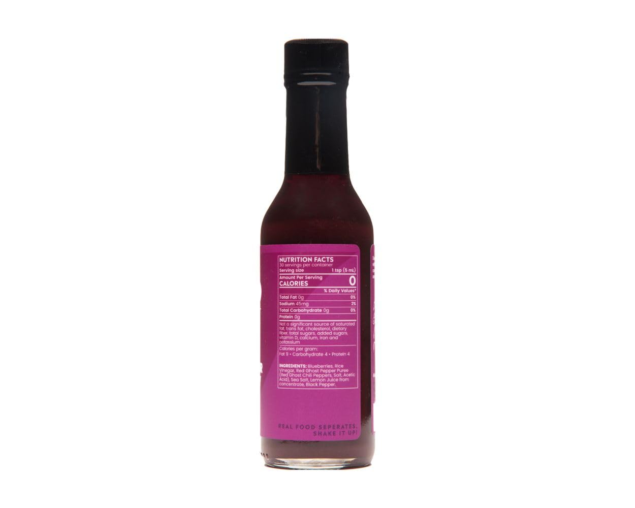 Ghost Pepper and Blueberry Hot Sauce By Bravado Spice FEATURED ON HOT ONES Gluten Free, Vegan, Low Carb, Paleo Hot Sauce All Nat