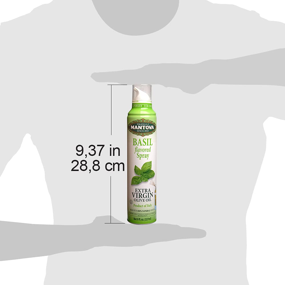 Basil Spray Extra Virgin Olive Oil, 8 Oz (Pack Of 1)