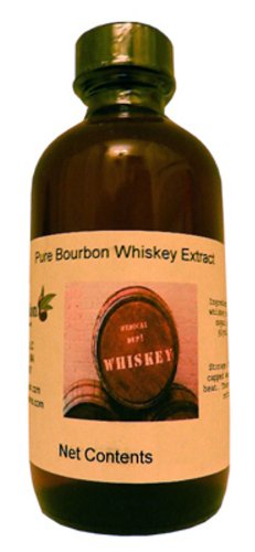 OliveNation Bourbon Whiskey Extract, 8 oz, Brown, Model EW8
