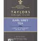Taylors Of Harrogate Earl Grey Tea, 50 Count, Black