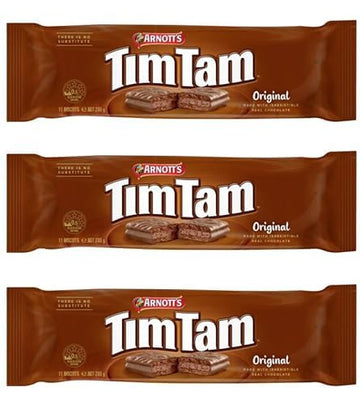 Tim Tam Oriflavor Blendal Chocolate Biscuits (Pack Of 3 X 200G Ea) A Unique Delicious Aussie Made & Loved ... Imported From Australia