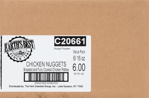 Earths Best Frozen Chicken Nuggets for Kids, 16 Oz