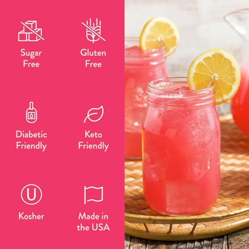 Jordan'S Skinny Mixes Sugar Free Syrup, Strawberry Lemonade Flavor, Flavored Water Enhancer, Drink Mix For Ice Tea, Lemonade & M