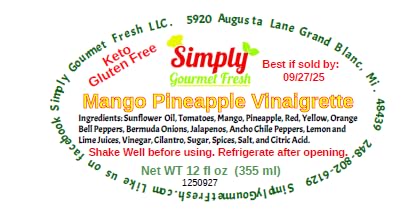 Mango Pineapple Vinaigrette