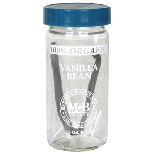 Morton & Bassett Organic Vanilla Bean - 0.13 Ounce Jars, Pack of 3