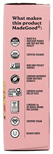 Madegood Organic Strawberry Crispy Squares, 4.68 Oz
