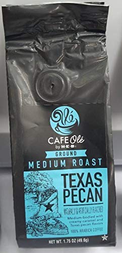 Cafe Ole Taste of Texas Ground Coffee Sampler 3 pack Taste of Austin, Texas Pecan, and Taste of San Antonio