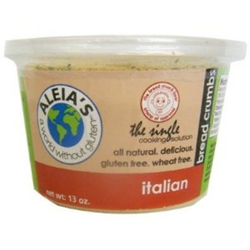 Aleia's Gluten Free Foods Bread Curmbs, Italian, Gf, 13-Ounce (Pack of 4)