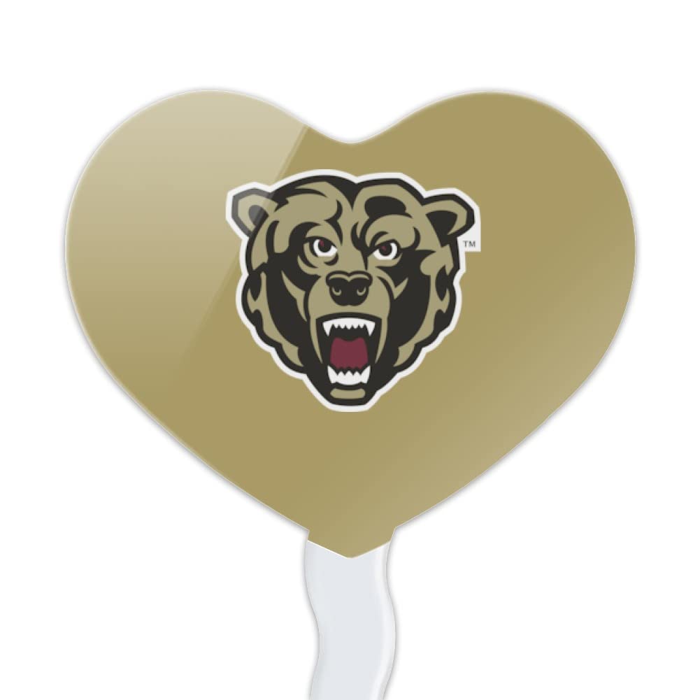 GRAPHICS & MORE Cupcake Picks Set of 6, Acrylic, Kutztown University, Model CUPCAKE.HEART.CLCKUT.Z007528