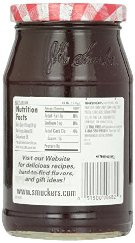 Smucker's Red Plum Jam, 18 oz