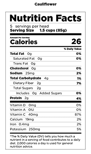 Cauliflower, 1 count