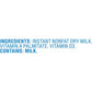 Sanalac Non Fat Dry Milk, 1 Qt