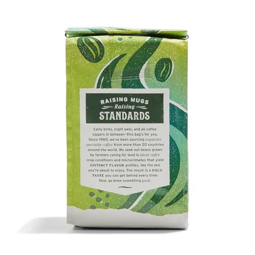 Whole Foods Market, Organic Breakfast Blend Ground Coffee, Light Roast, Milk Chocolate, Caramel & Citrus, 12 Ounce