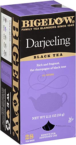 Bigelow Tea Darjeeling Blend Black Tea, Full Caffeine, 28 Count Boxes, Pack of 6