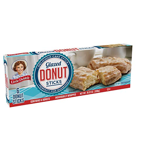 Little Debbie Donut Sticks 6 Individually Wrapped Snack Cakes, 10 Oz