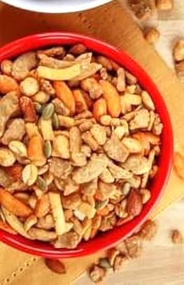 Tex Mex Snack Trail Mix: Cajun Peanuts, Sesame Sticks, Salsa Corn Sticks, Chili Bits, Pumpkin Seeds Almonds - 22 oz Value Bag GV