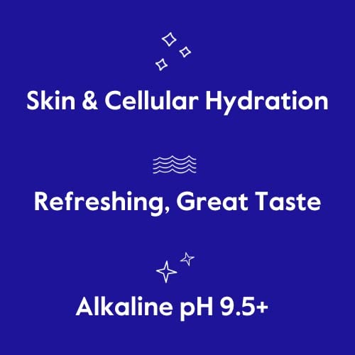 Jove Alkaline pH Water  Skin & Cellular Hydration  pH 9.5+  Refreshing  Great Taste  1 Liter (Pack of 12)