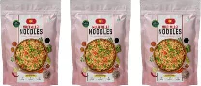 Orgabliss Multi Millet Noodles | Delighfult Taste | Ready to Eat | Easy & Quick to Cook Instant Noodles Vegetarian (175 g) With 