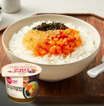 Cj Instant Rice Hetbahn Cupban | Kimchi Flying Fish Roe |    (3Bowls)