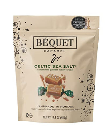 Bequet Caramel Celtic Sea Salt 17.1 Oz Bag