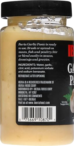 Iberia Garlic Paste, 8 Ounce
