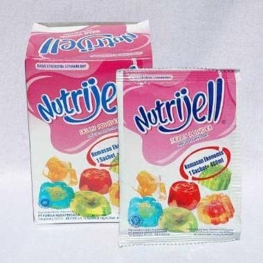Nutrijell Strawberry (15gr/sachets) - Pack of 6