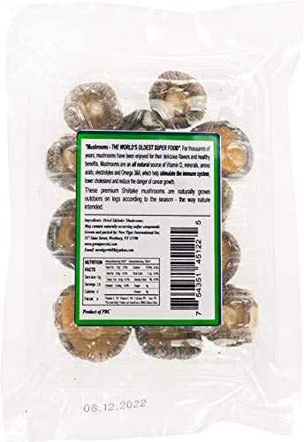 Mushroom House (MUSI1) Dried Shiitake Mushrooms, 1 Ounce