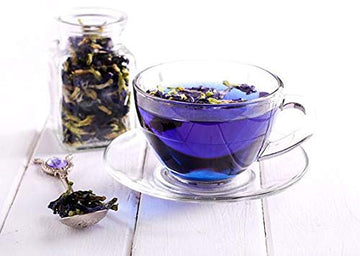 Butterfly Pea Flower Tea Butterfly Pea Tea Rich In Antioxidants Edible Dried Herbal Flowers For Blue & Purple Drinks And Food Co