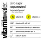 vitaminwater zero Squeezed, 16.9 fl oz, 6 Pack