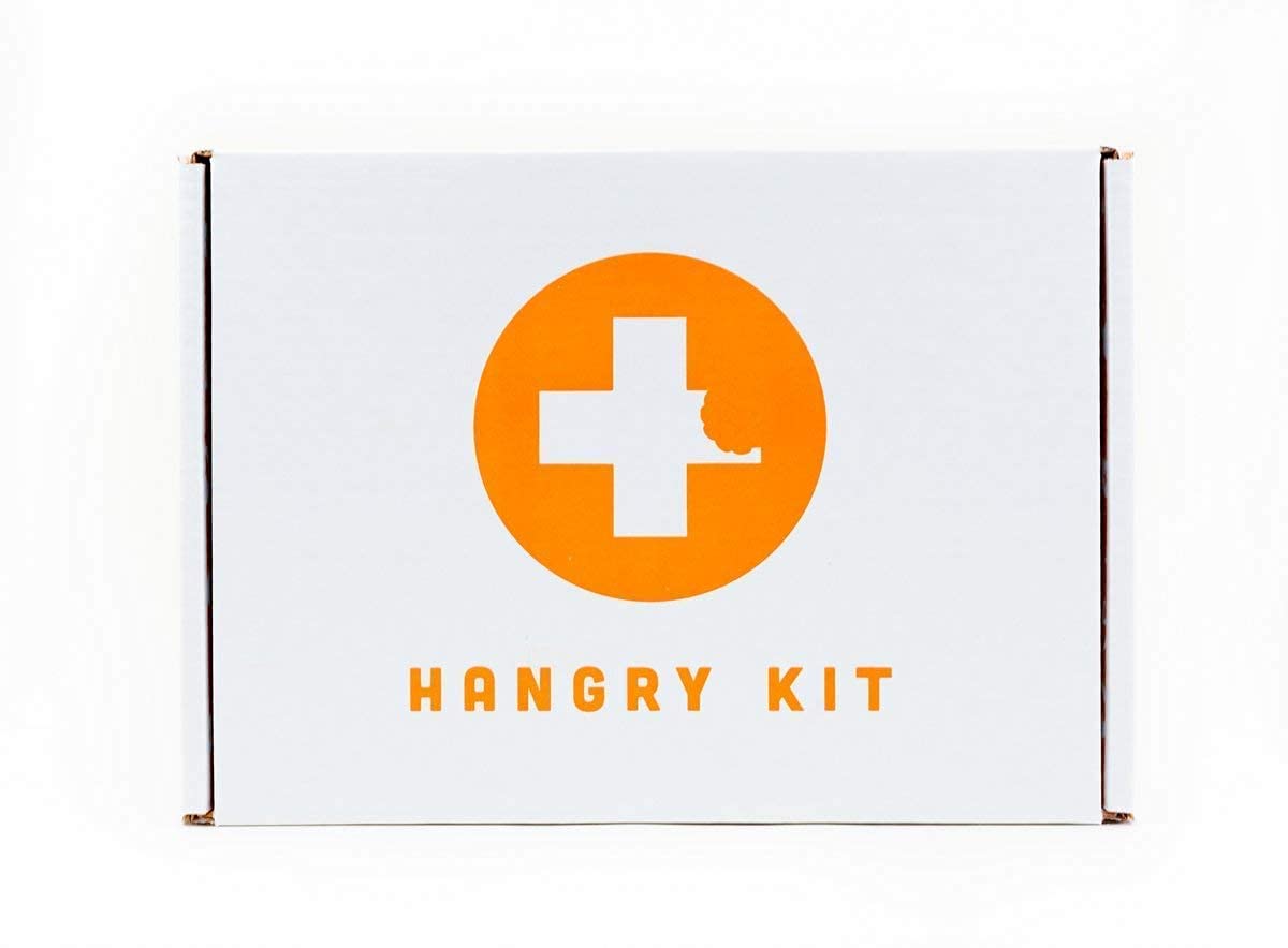 Hangry Kit Mega Care Pack (Essential Kit) - Snack Box Kit - Birthday Snack Box Gift for mature-themeds & Kids -- (20 count) Gift Basket Care Package Ideal for College Students -- Contains Birthday Snacks  Cookies  Chips  Candy. Party Variety Gift Box.