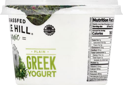Maple Hill Creamery Organic Plain Greek Yogurt, 16 Oz