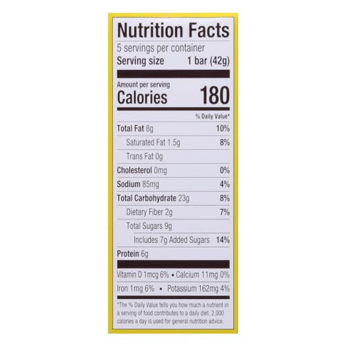 Bobs Red Mill 5pk PB Banana & Oats Bar, 5 bars (Pack of 1) - Non GMO, Gluten Free, Kosher