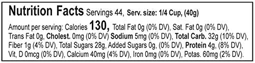 FruitFast Unsweetened Dried Blueberries - Non-GMO, Gluten Free, Kosher - 4 Pound Bag