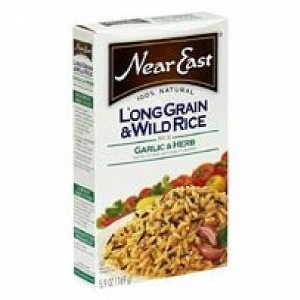 Near East Garlic & Herb Long Grain & Wild Rice Mix, 5.9-Ounce Boxes (Pack of 12) (Value Bulk Multi-pack)